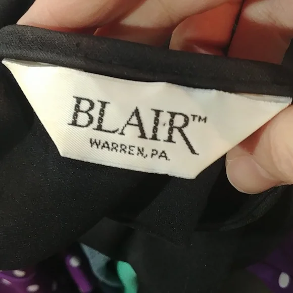 Med & Up Vtg Black Blair Dress - Picture 7 of 10